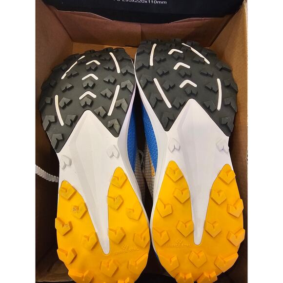 NIB The North Face Men’s Summit VECTIV™ Sky Trail Running Shoes Blue Yellow main image 4